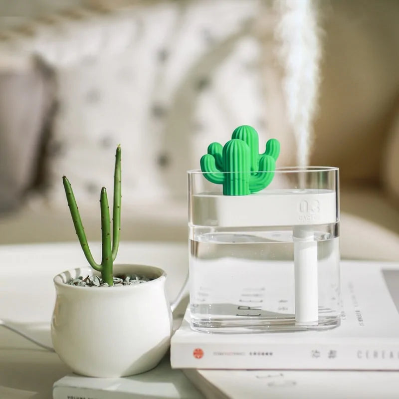 Ultrasonic Air Humidifier Clear Cactus