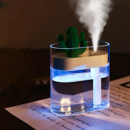 Ultrasonic Air Humidifier Clear Cactus