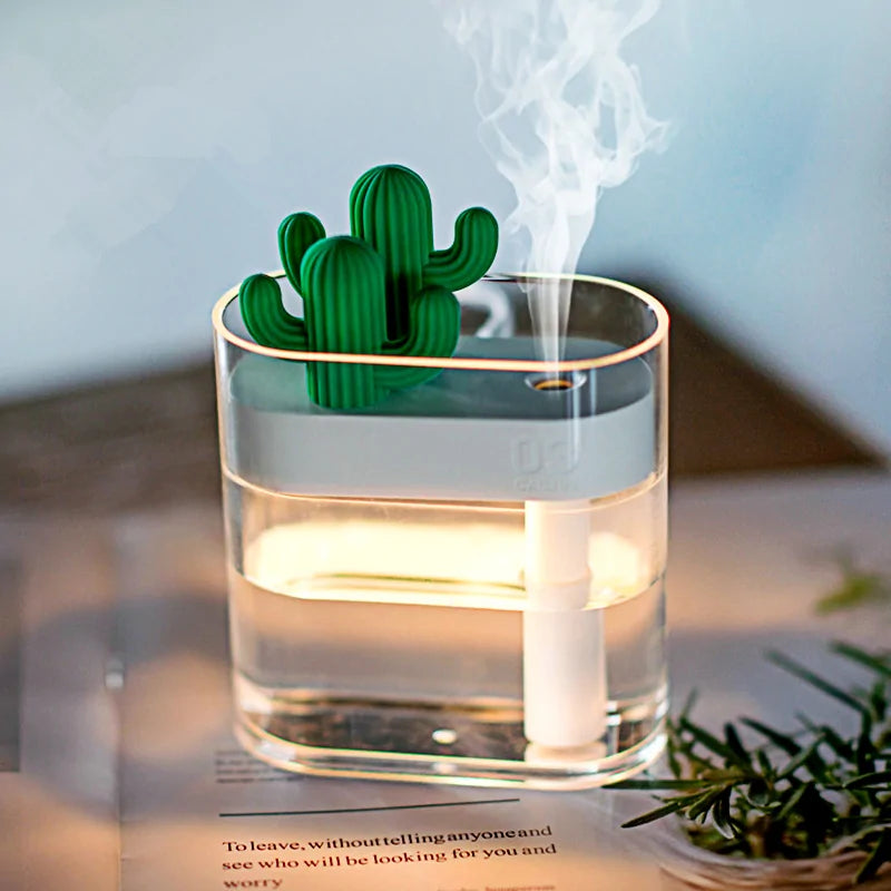 Ultrasonic Air Humidifier Clear Cactus